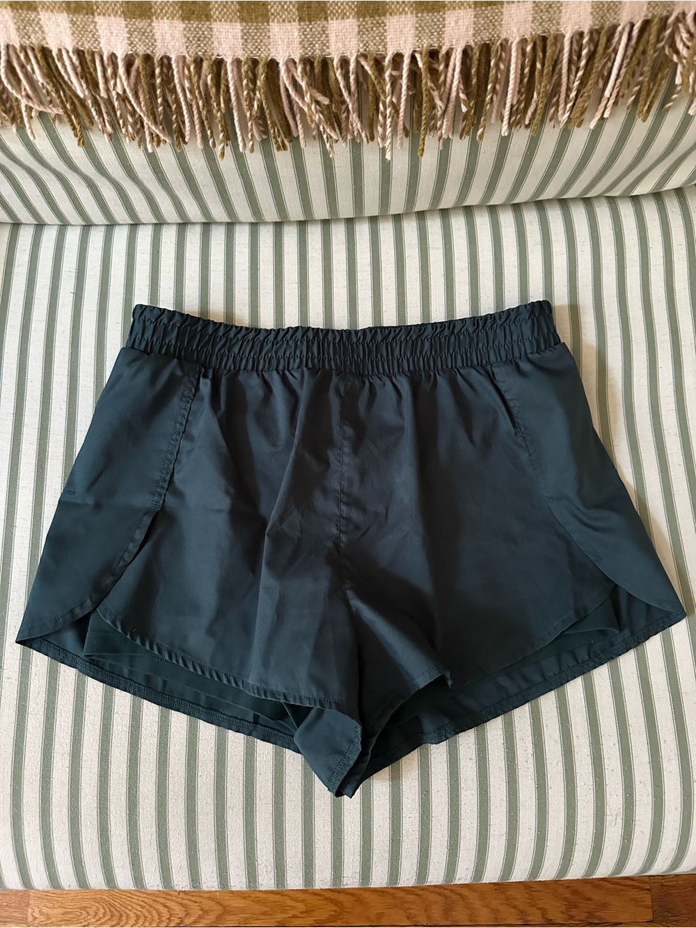 girlfriend collective moss trail shorts